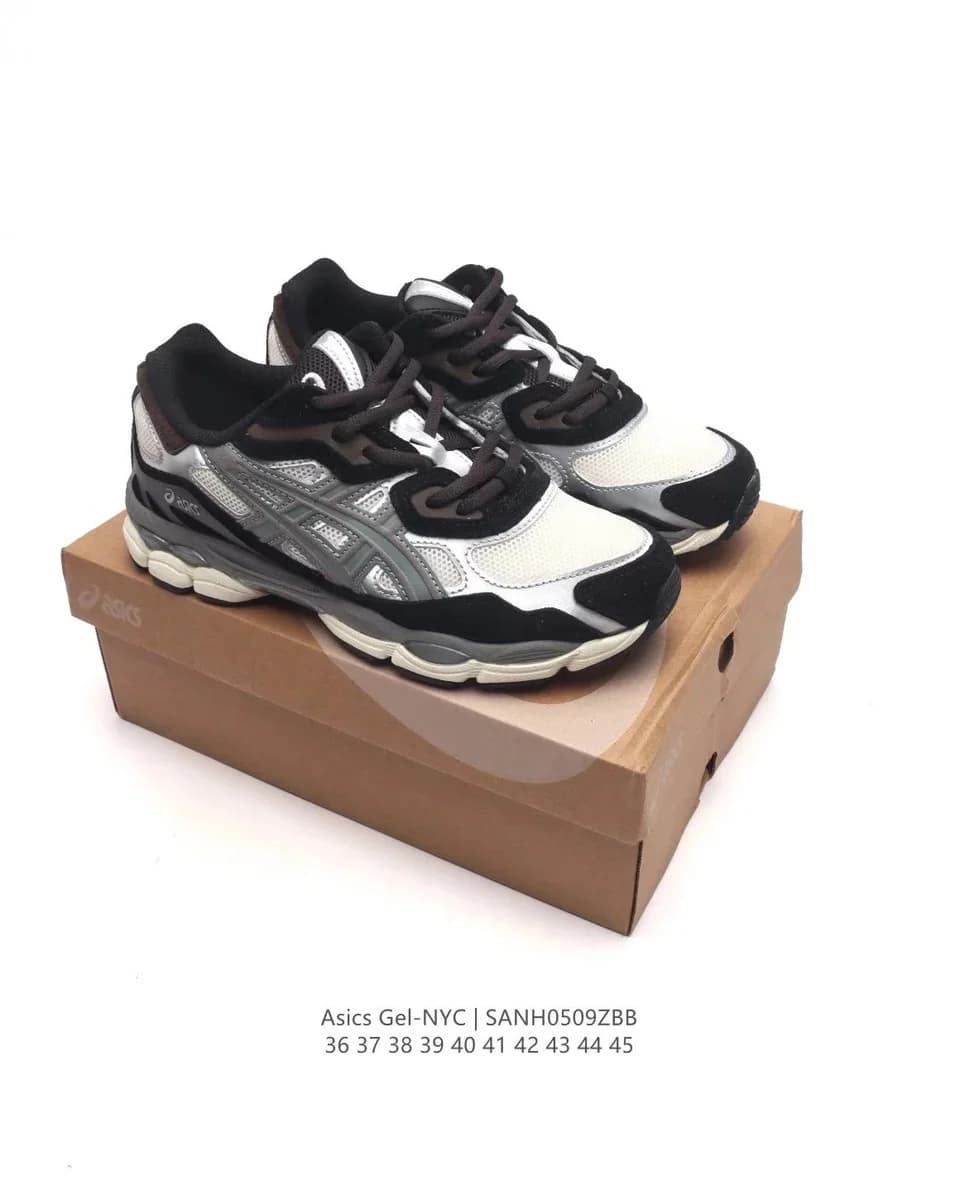Asics Gel-NYC SANH0509ZBB White/Silver Sneakers