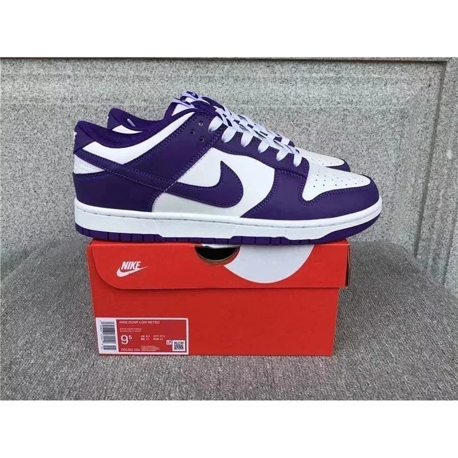 Nike Dunk Low Retro Purple/White Sneakers