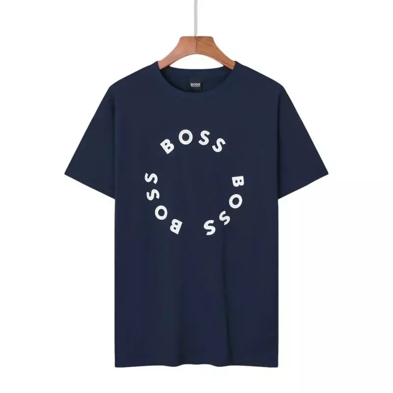 Hugo Boss Navy Blue Circle Logo T-Shirt