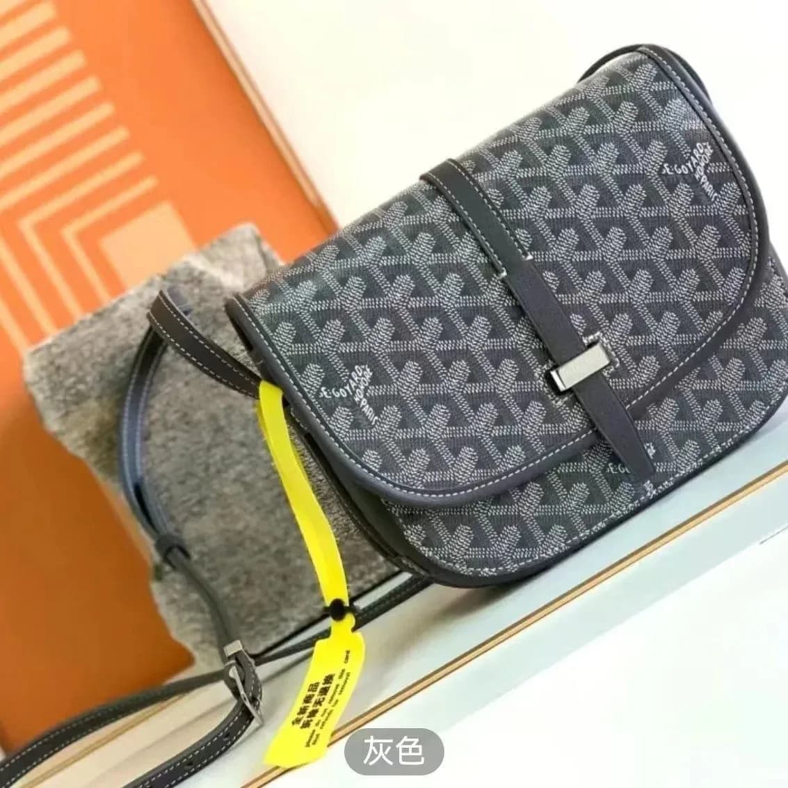 Goyard EGOYARD Grey Crossbody Bag