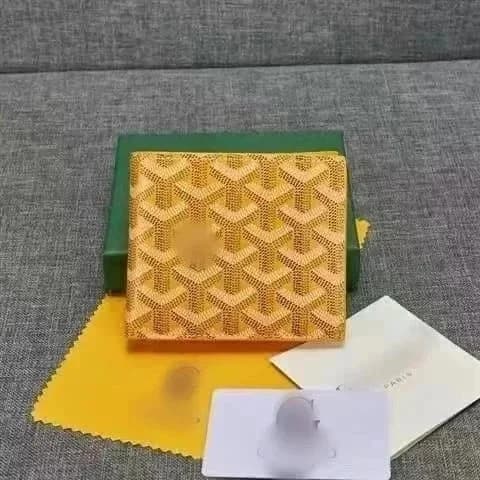 Goyard YARD Yellow Monogram Wallet