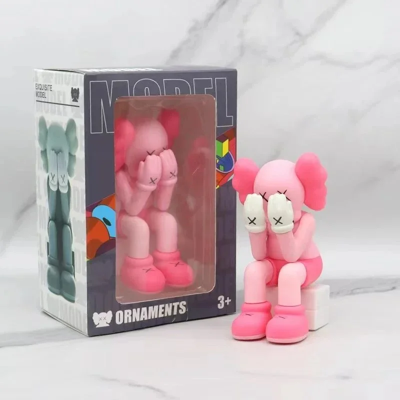 Kaws Ornaments Pink Figure Collectible