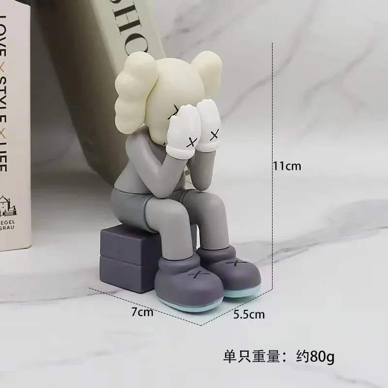 Kaws Companion Figure Grey/White Collectible
