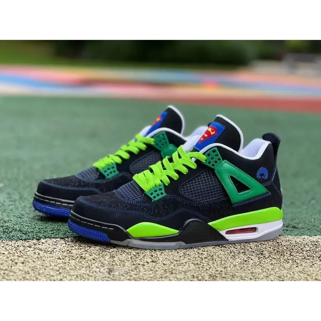Nike Air Jordan 4 Superman联名款Supreman Sneakers
