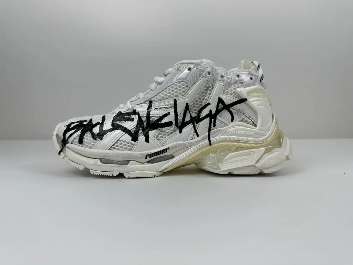 Balenciaga Runner Triple White Sneakers