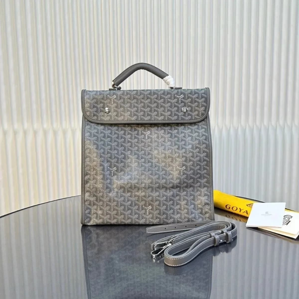 Goyard Goyardine Grey Tote Bag