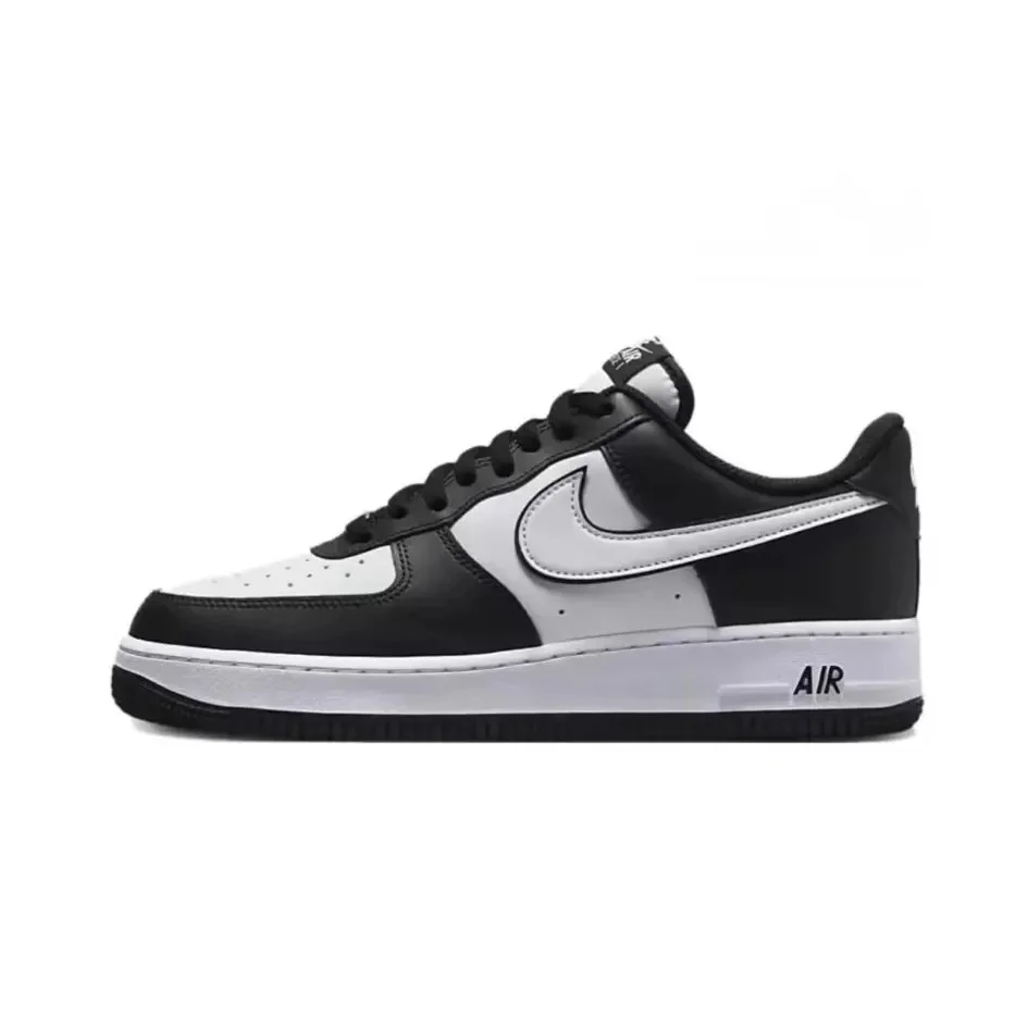 AF-006 Black and White Low-Top Sneakers