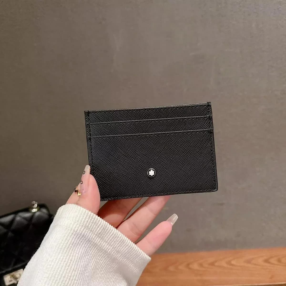 Montblanc Black Saffiano Card Holder