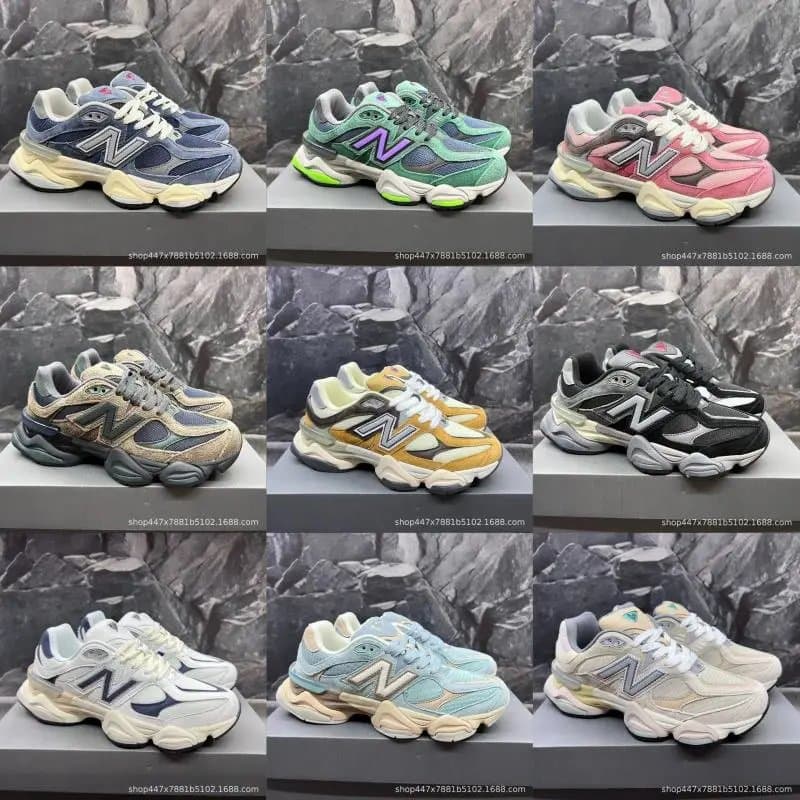 Blue and Yellow Runner Sneakers with Sculpted Sole seller listing evidence
