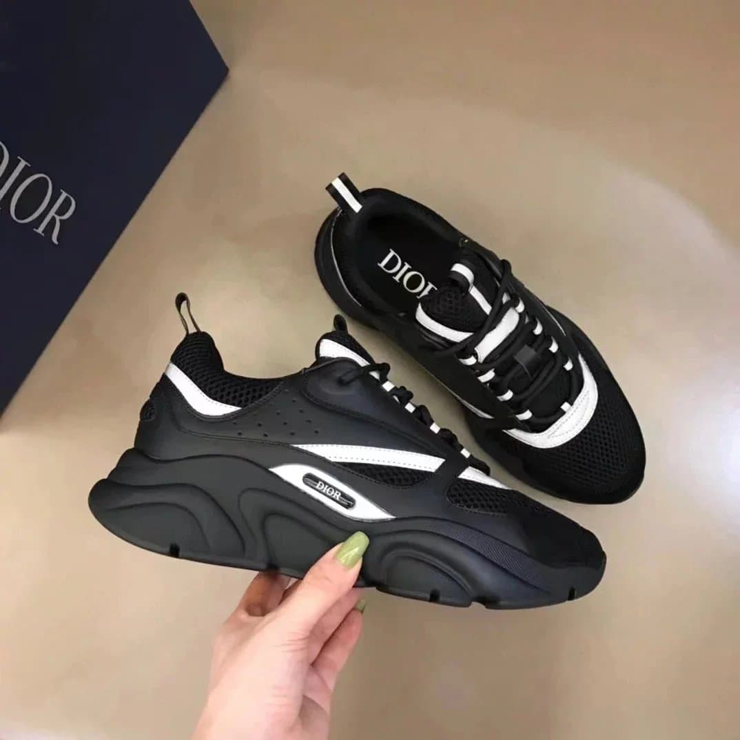 Black Runner Sneakers with Iridescent Sole Detail seller listing evidence