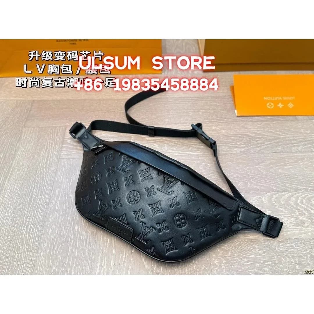 Louis Vuitton Neverfull Monogram Belt Bag Black