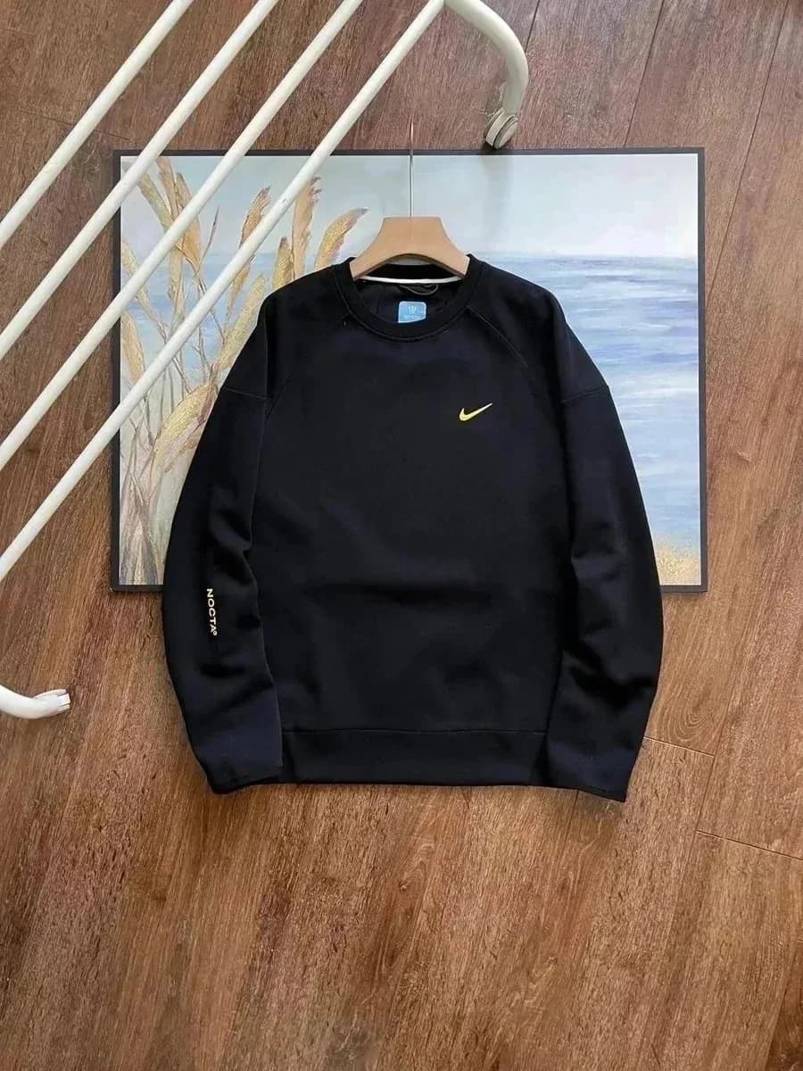 Nike Black Swoosh Crewneck Sweatshirt