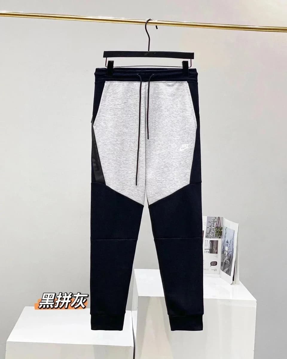 Nike Tech Fleece Black and Grey Joggers
