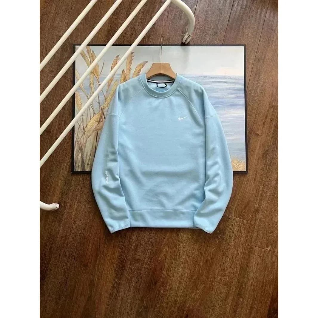 Nike Air Force 1 Light Blue Crewneck Sweatshirt