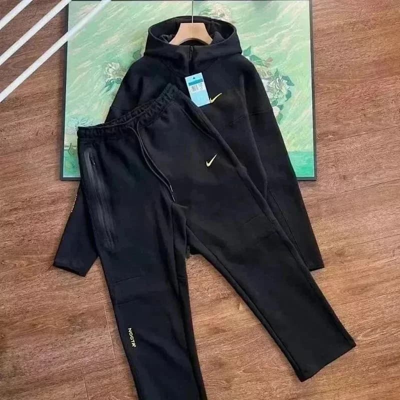 Nike Air Tech Fleece Black Set Tracksuit