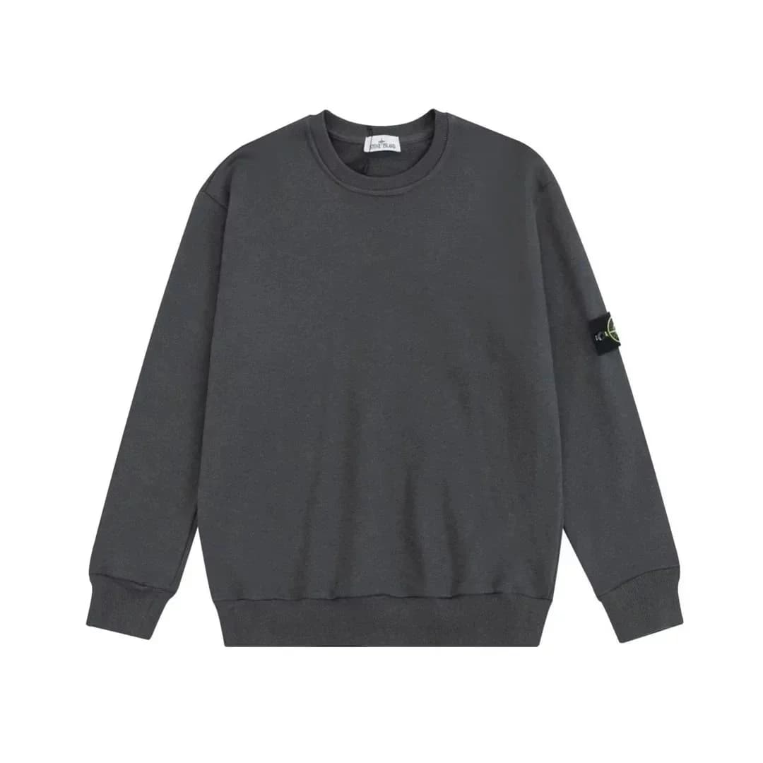 Stone Island 68-15 Grey Crewneck Sweatshirt