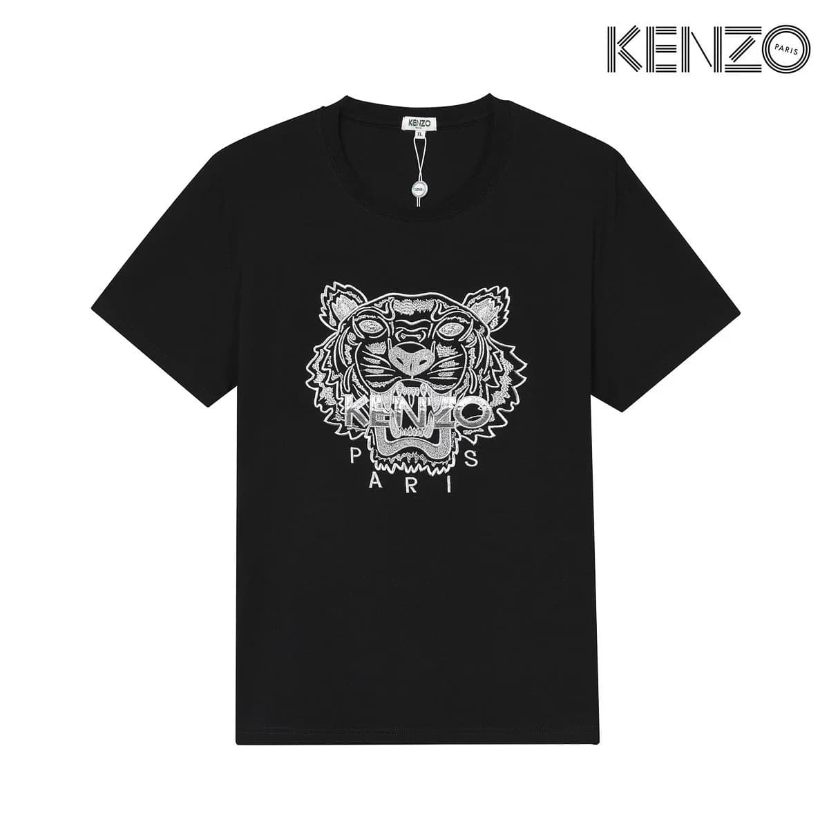 Kenzo Tiger Head Black T-Shirt