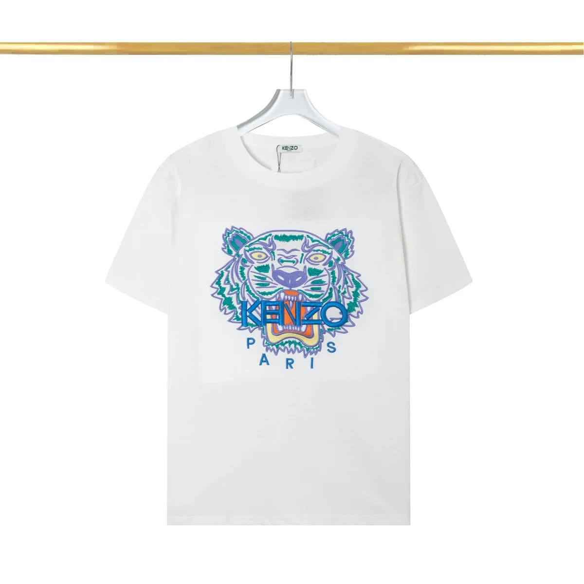 Kenzo Tiger Print White T-Shirt