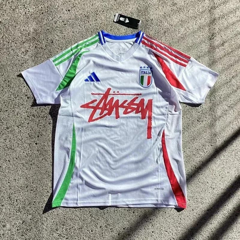 Adidas Stussy Italia White Jersey