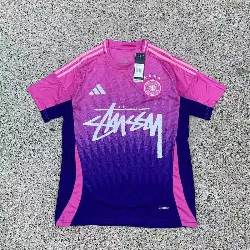 Adidas Stussy Pink Gradient Jersey