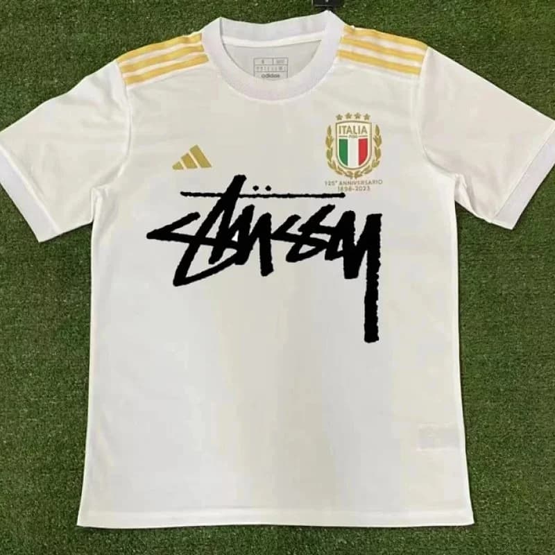 Adidas Stussy Italia 125th Anniversary White Jersey