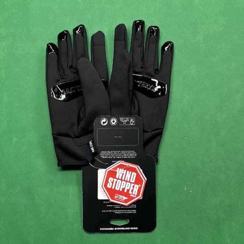 Wind Stopper Black Gloves