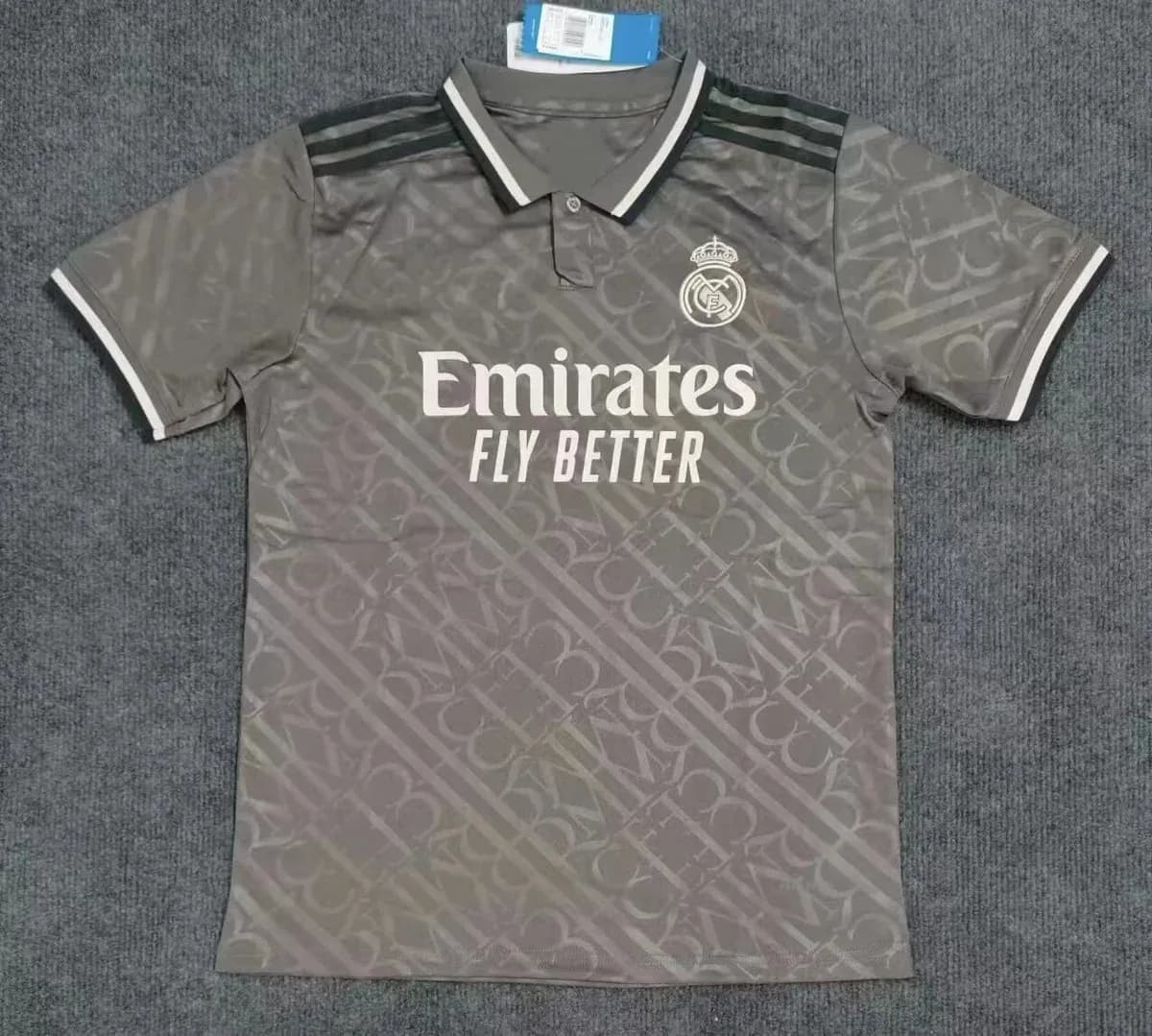 Adidas Real Madrid Away Jersey Grey