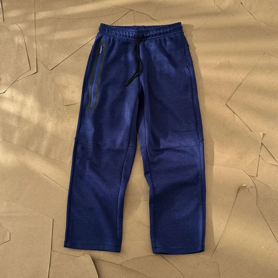 Blue Tech Fleece Track Pants