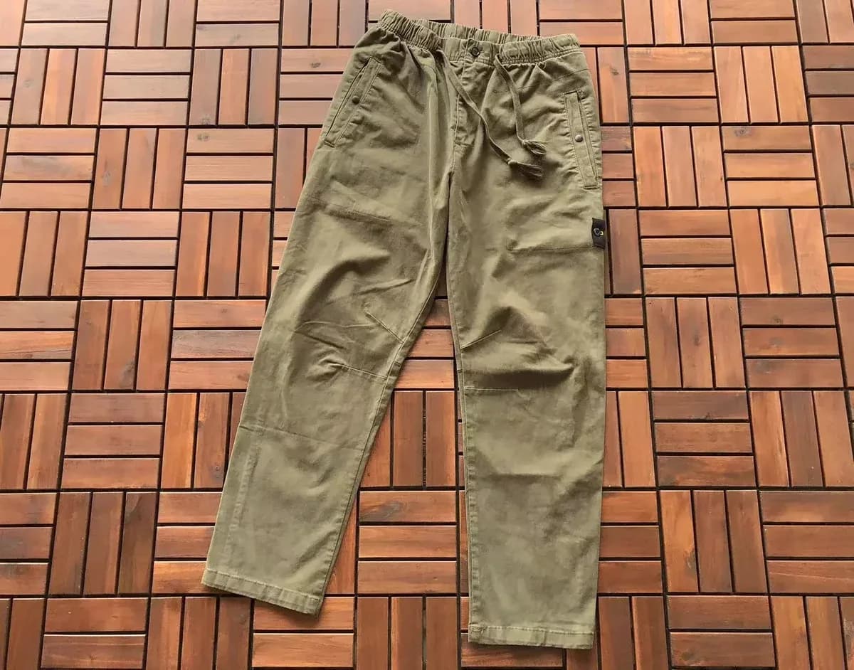 Stone Island 68-15 Olive Cargo Pants