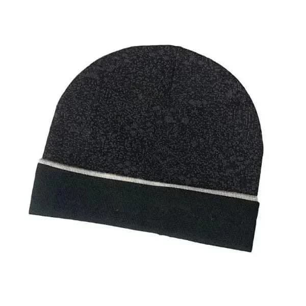 Beanie Y5 Solid Black Headwear