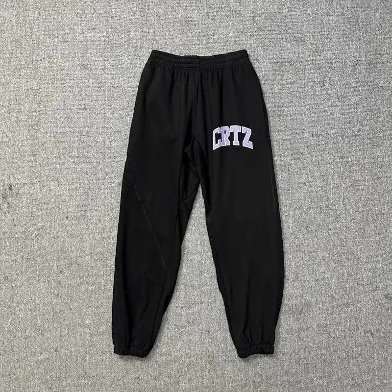 Corteiz CRTZ Black Track Pants
