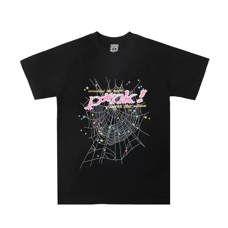 Black 'Pook! Nevermind the Spider' T-Shirt