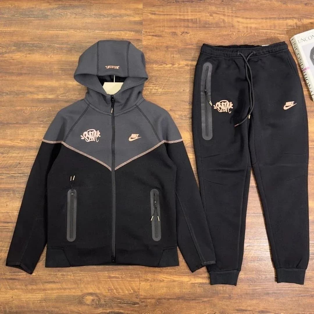 Nike Air Tech Fleece Black Tracksuit