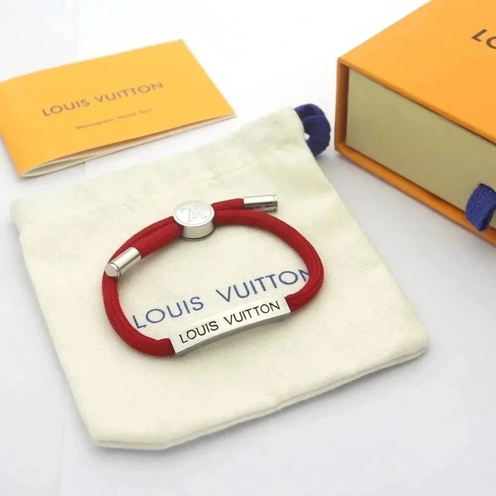 Louis Vuitton Red Monogram Bracelet