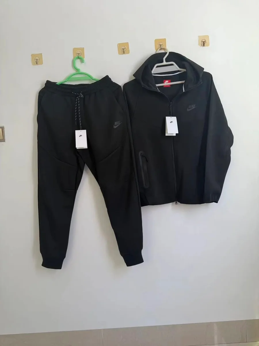Nike Tech Fleece Black Set 2 Tracksuit