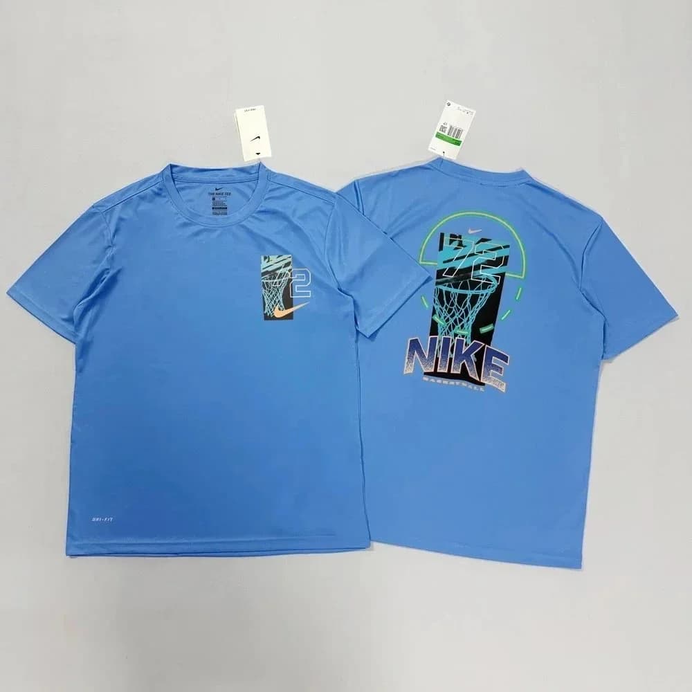 Nike T-Shirt/9 Blue Basketball Graphic T-Shirt