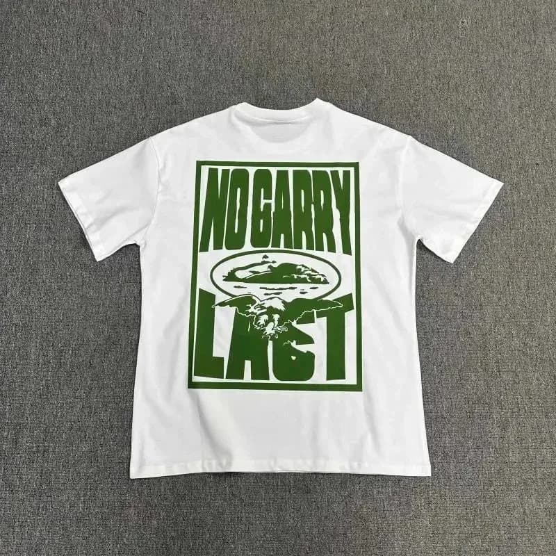 White 'NO GARRY LAST' Graphic T-Shirt