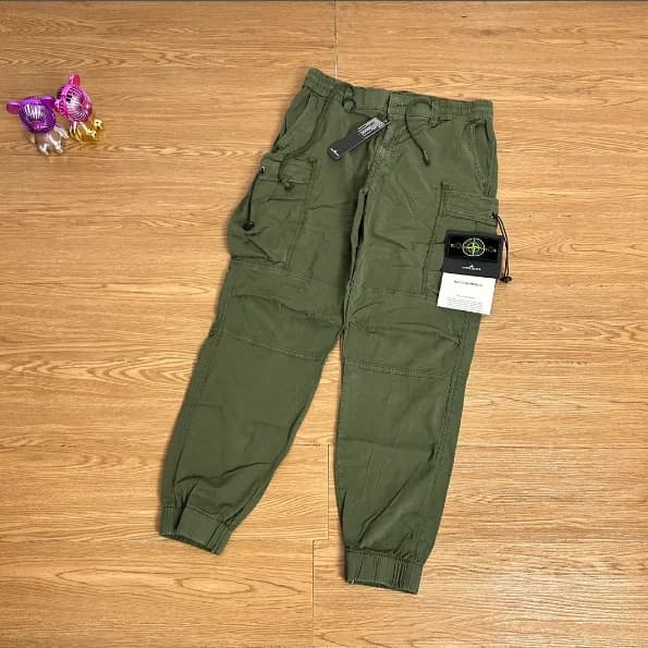 Stone Island 68-15 Olive Cargo Pants