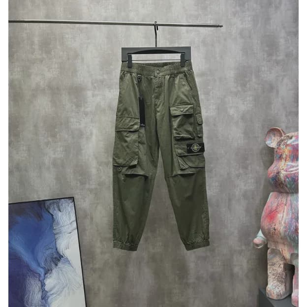 Stone Island 68-15 Olive Cargo Pants