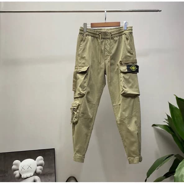 Stone Island 68-15 Olive Cargo Pants