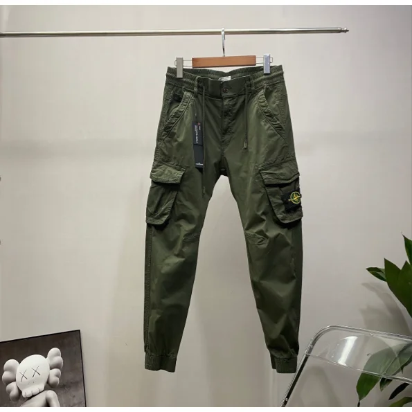 Stone Island 68-15 Olive Cargo Pants