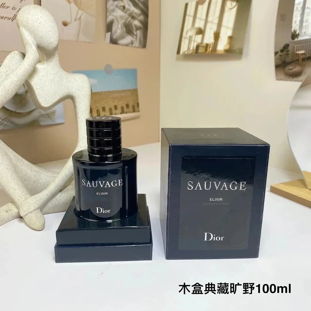 Dior Sauvage Elixir Wood Box Collection 100ml Perfume