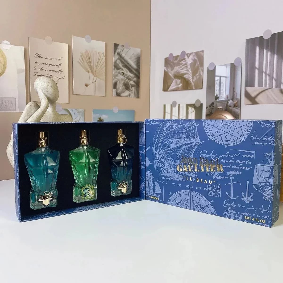 Jean Paul Gaultier Le Beau Fragrance Trio Set