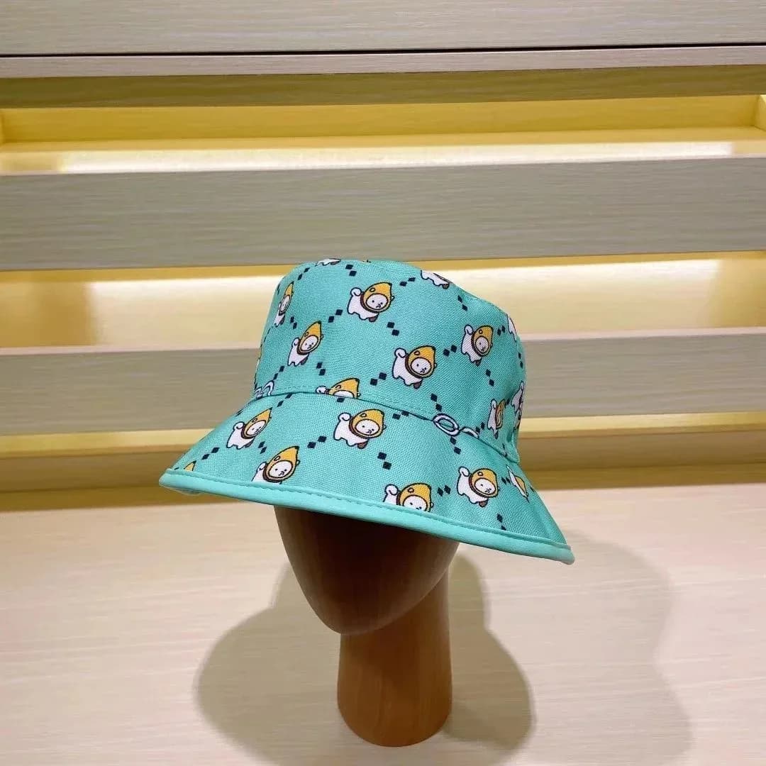 Cute Cartoon Print Bucket Hat
