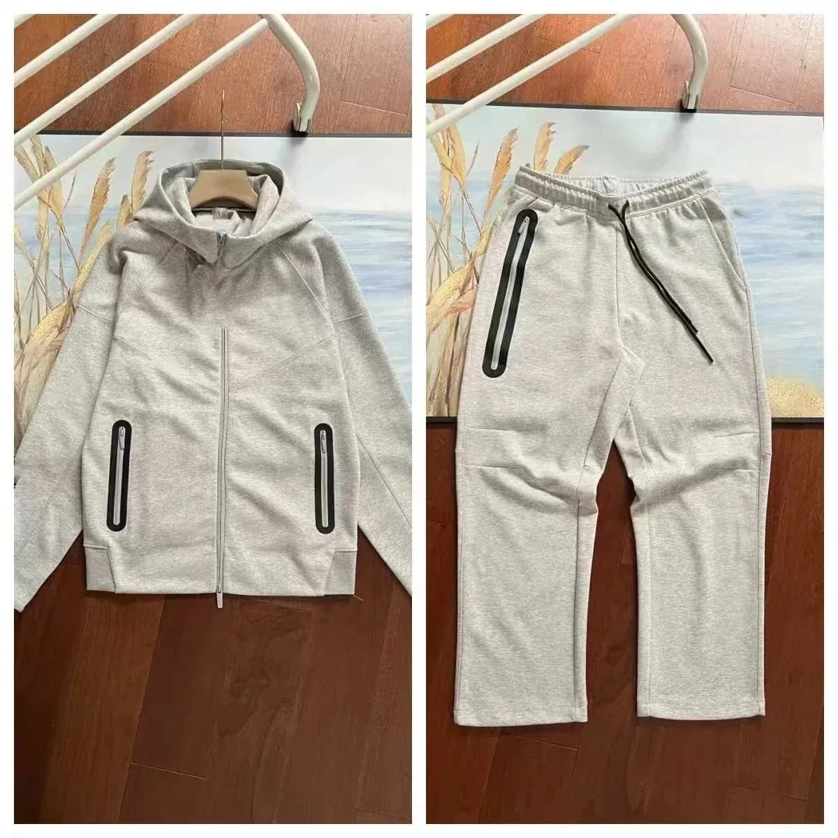 Tracksuit Set BB-18 Light Grey Casual