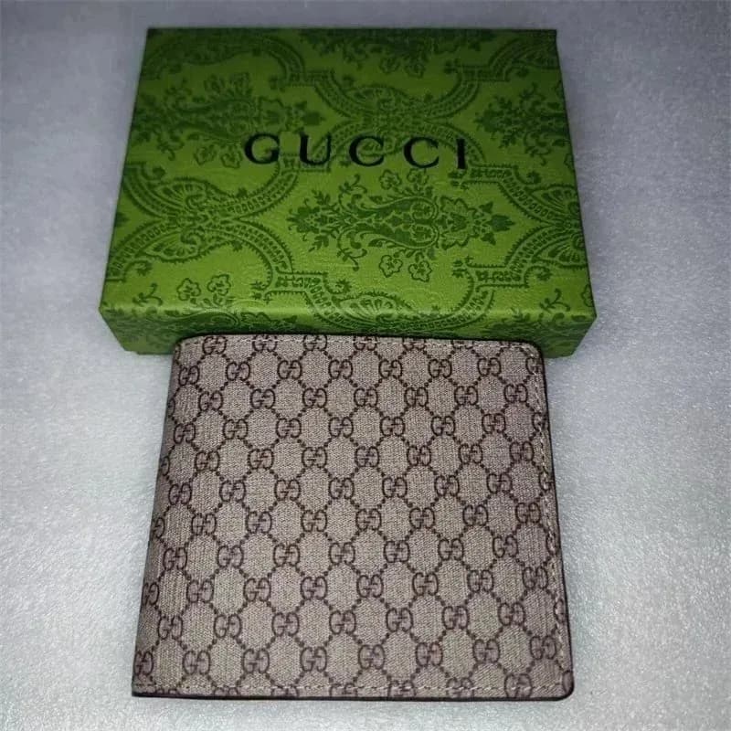 Gucci GG Supreme Wallet Brown/Green