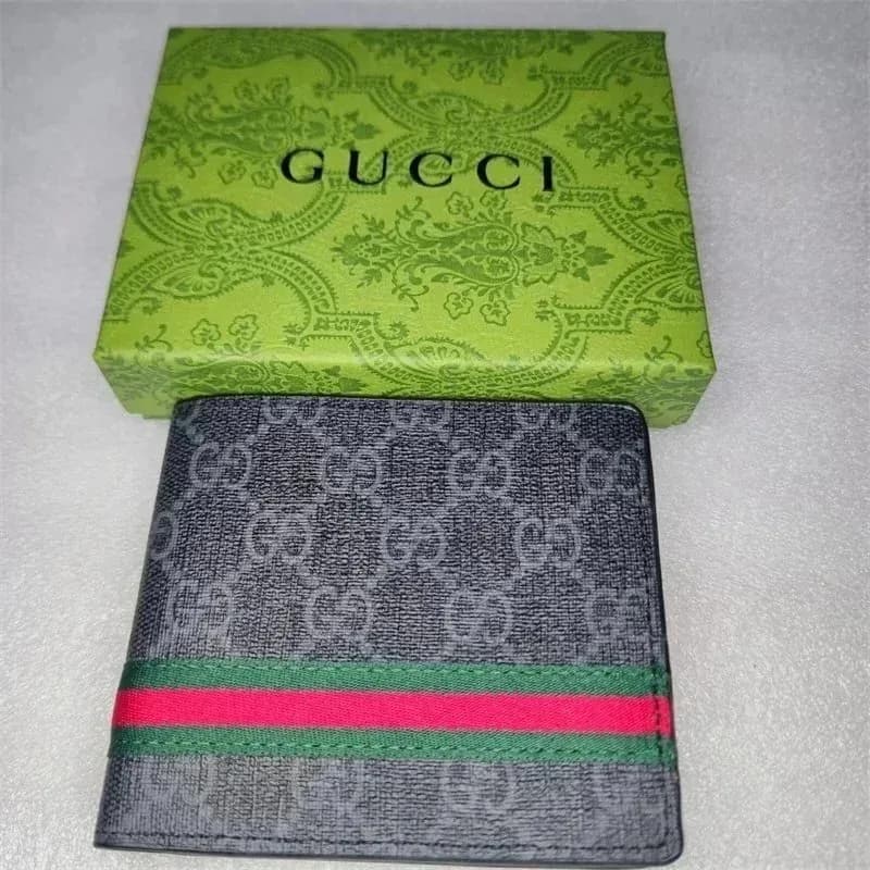 Gucci GG Supreme Web Stripe Wallet